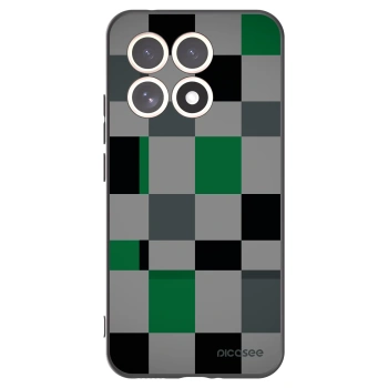 Picasee silikónový čierny obal pre Xiaomi 15T - Block Grid