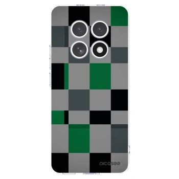 Picasee silikónový prehľadný obal pre Xiaomi Redmi Note 15 - Block Grid