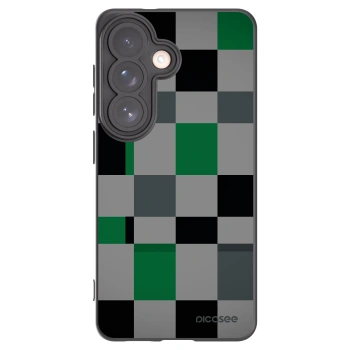 Picasee silikónový čierny obal pre Samsung Galaxy S26 - Block Grid
