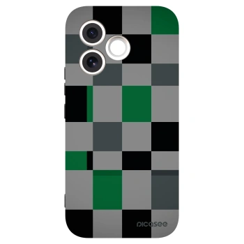 Picasee silikónový čierny obal pre Honor 600 Lite - Block Grid