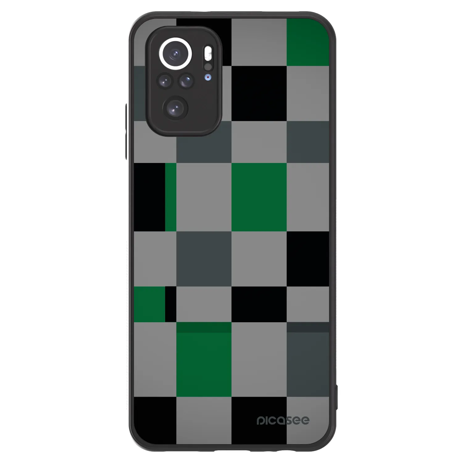 Picasee ULTIMATE CASE pro Xiaomi Redmi Note 10 - Block Grid
