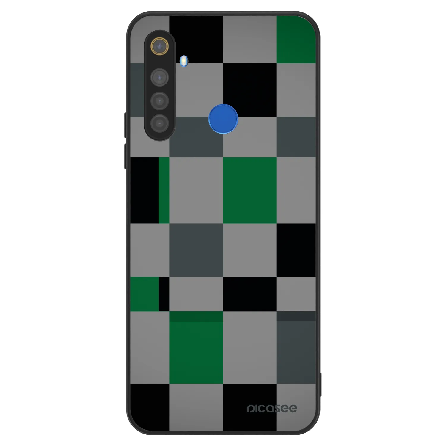 Picasee ULTIMATE CASE pro Realme 5 - Block Grid