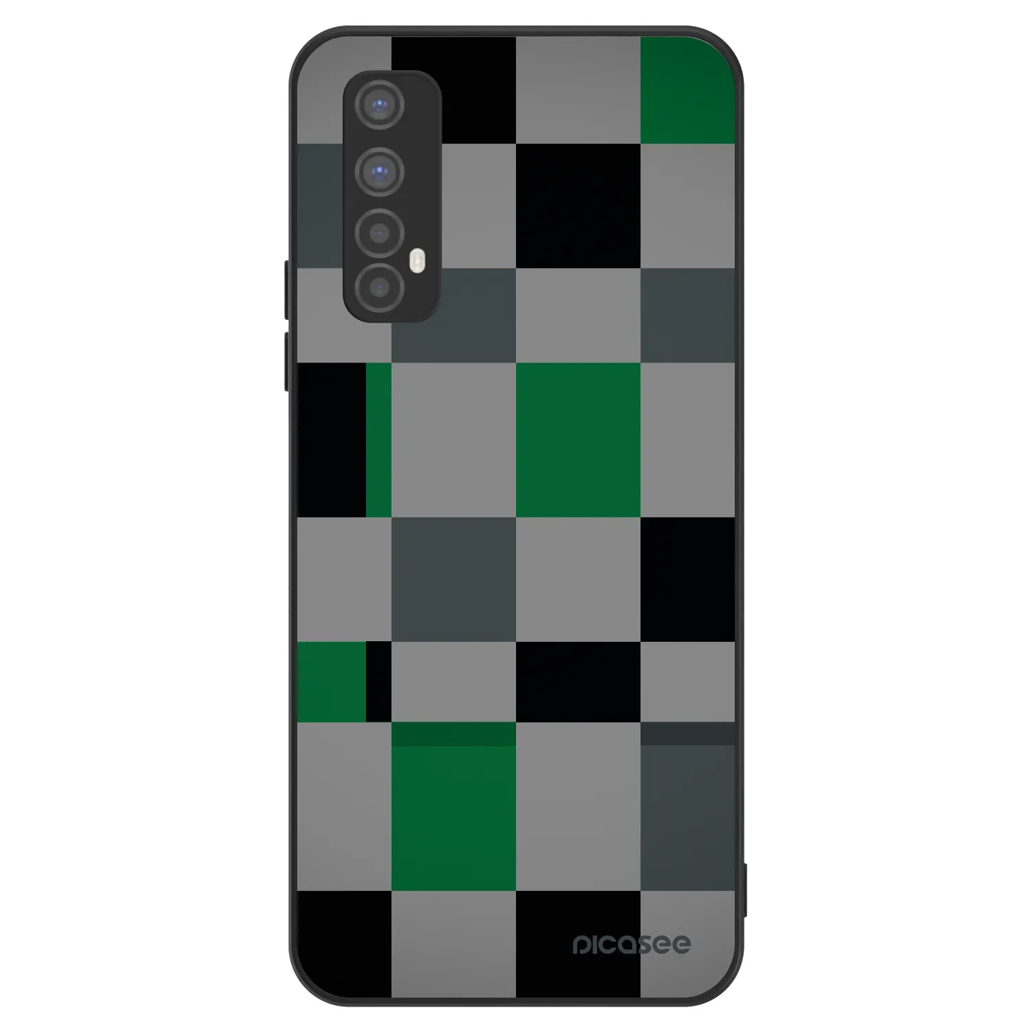 Picasee ULTIMATE CASE pro Realme 7 - Block Grid