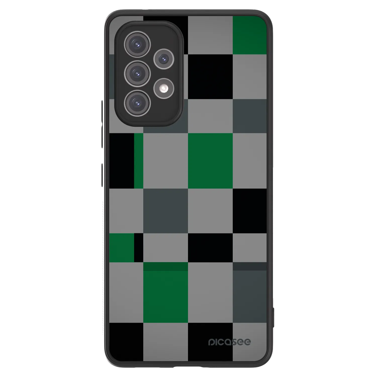 Picasee ULTIMATE CASE pro Samsung Galaxy A52s 5G A528B - Block Grid