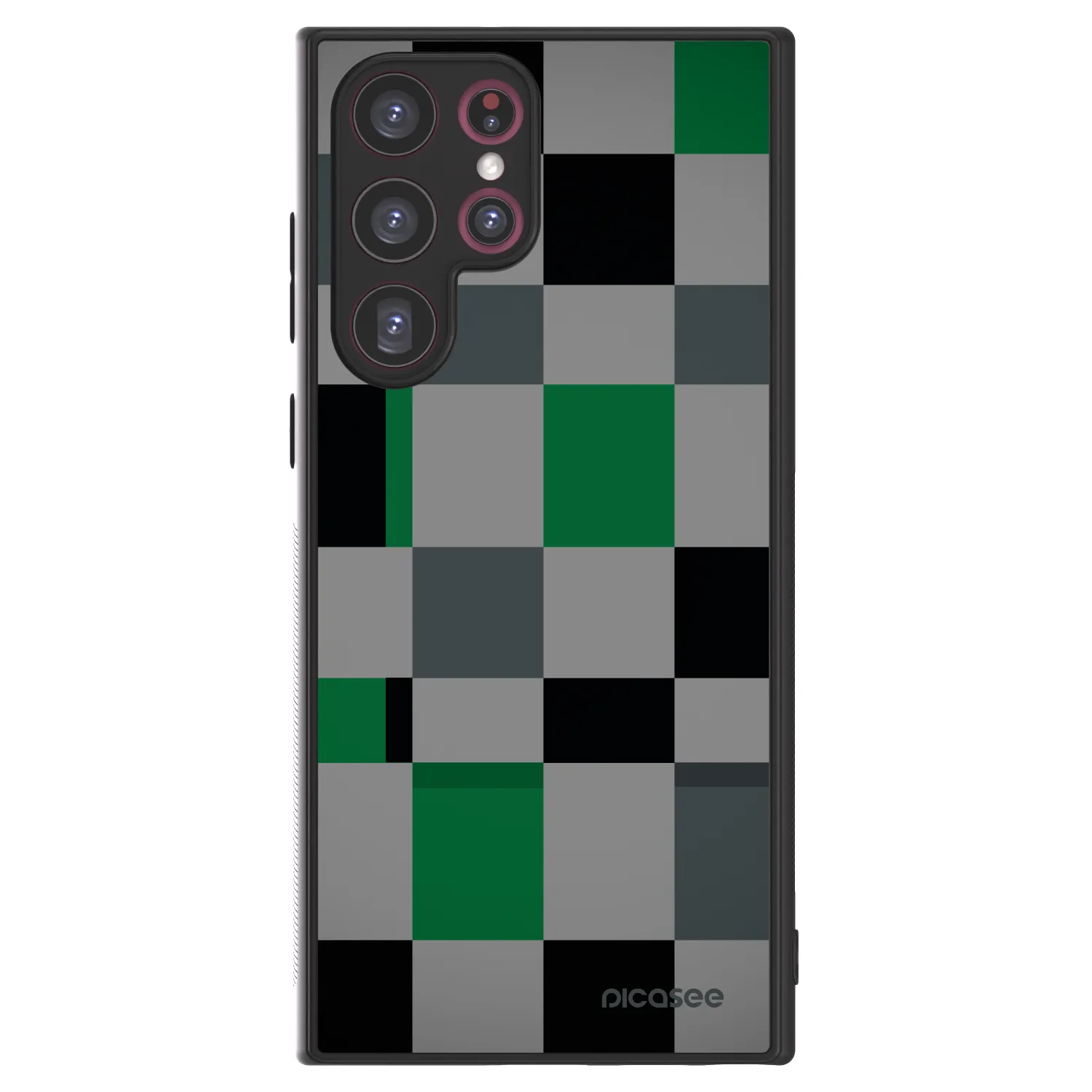 Picasee ULTIMATE CASE pro Samsung Galaxy S22 Ultra 5G - Block Grid