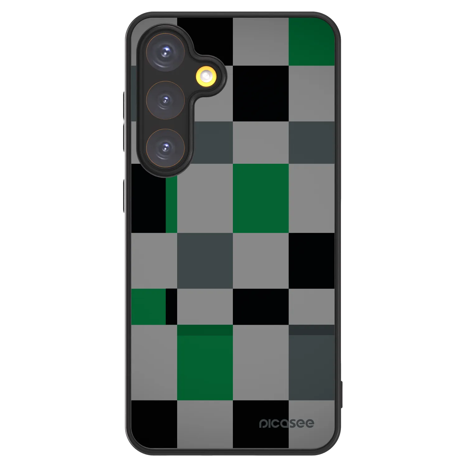 Picasee ULTIMATE CASE pro Samsung Galaxy S24 S921B 5G - Block Grid