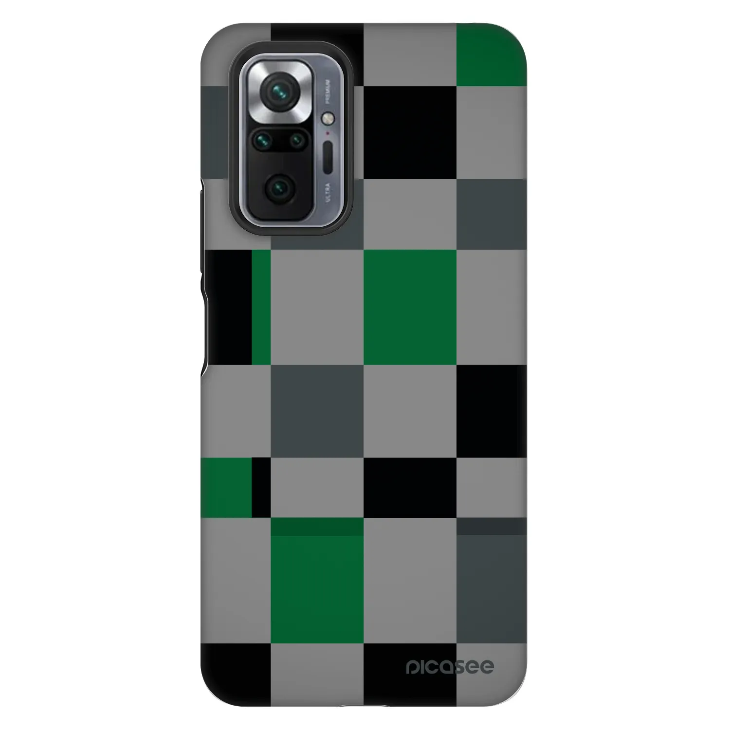 Picasee Fashion Case pre Xiaomi Redmi Note 10 Pro - Block Grid