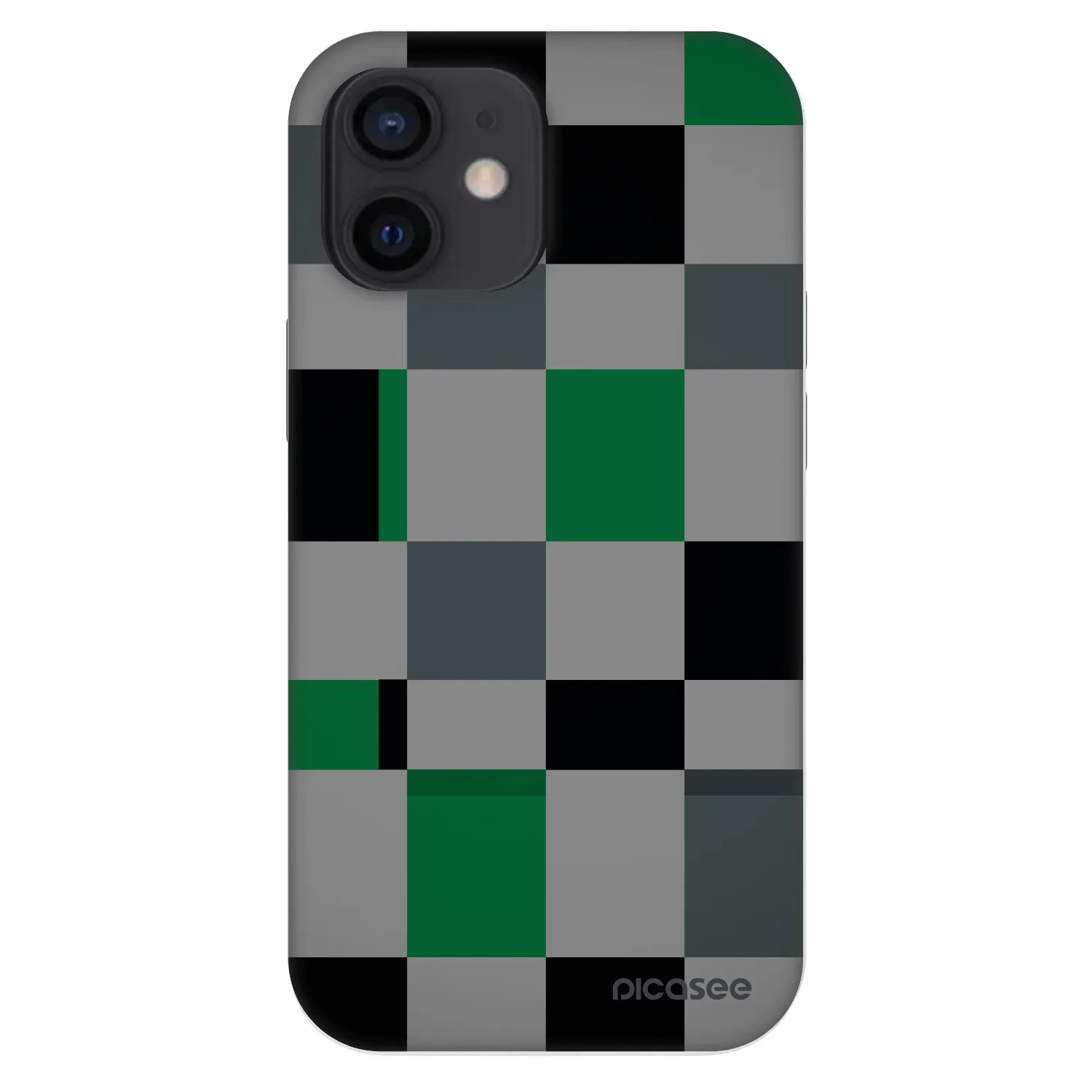 Picasee Fashion Case pre Apple iPhone 12 mini - Block Grid