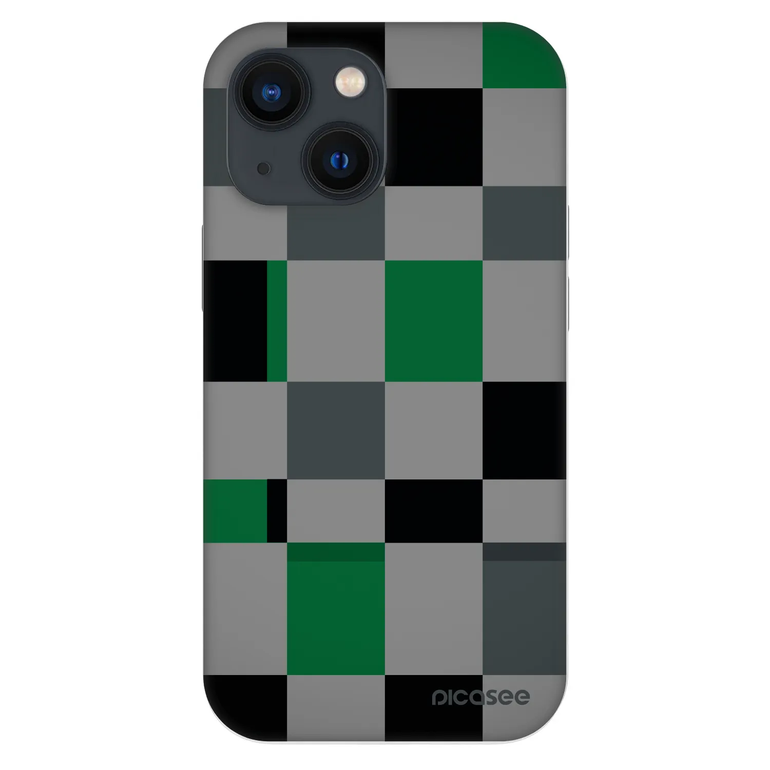 Picasee Fashion Case pre Apple iPhone 13 mini - Block Grid