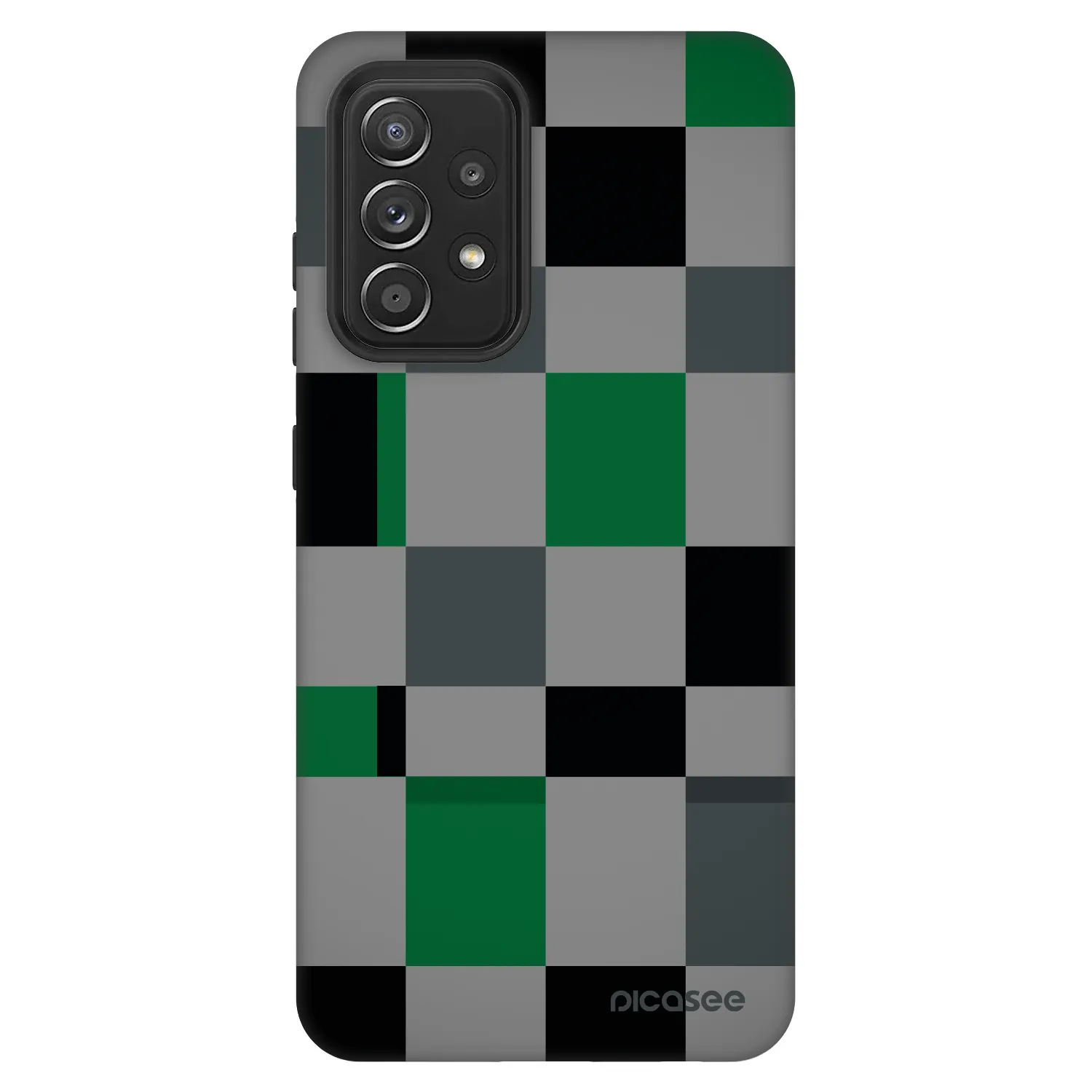 Picasee Fashion Case pre Samsung Galaxy A52 5G A525F - Block Grid