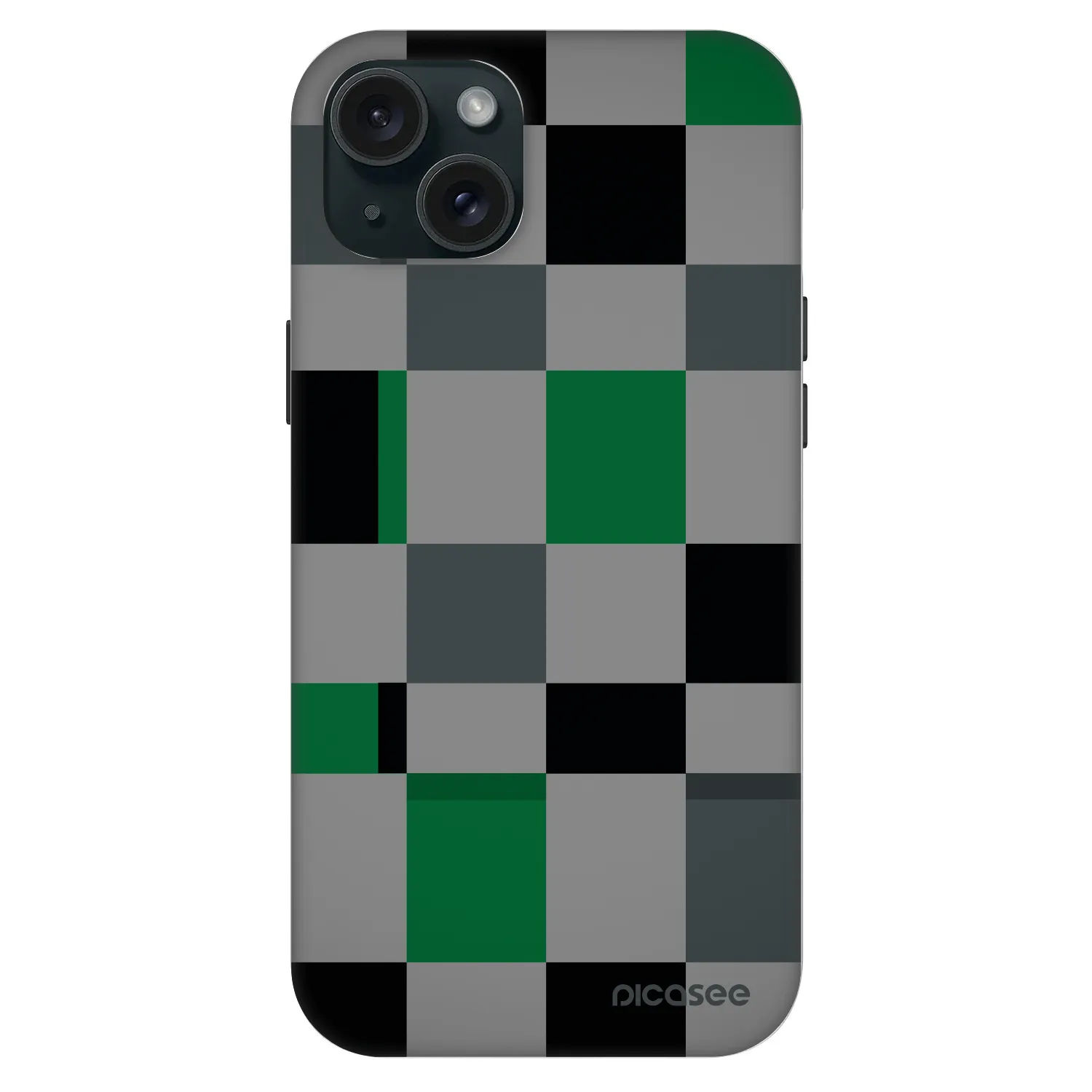 Picasee Fashion Case MagSafe pre Apple iPhone 15 Plus - Block Grid