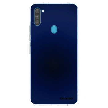 Picasee silikónový prehľadný obal pre Samsung Galaxy M11 - Deep Ocean