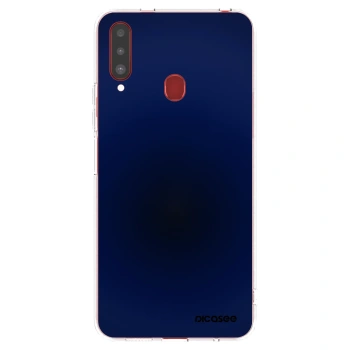Picasee silikónový prehľadný obal pre Samsung Galaxy A20s - Deep Ocean