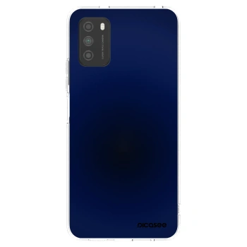Picasee silikónový prehľadný obal pre Xiaomi Poco M3 - Deep Ocean