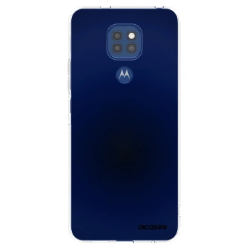 Picasee silikónový prehľadný obal pre Motorola Moto G9 Play - Deep Ocean