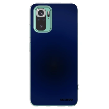 Picasee silikónový prehľadný obal pre Xiaomi Redmi Note 10 Pro - Deep Ocean