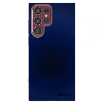 Picasee silikónový prehľadný obal pre Samsung Galaxy S22 Ultra 5G - Deep Ocean