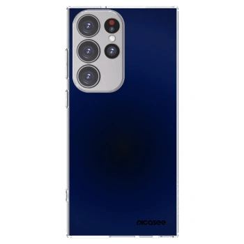 Picasee silikónový prehľadný obal pre Samsung Galaxy S23 Ultra 5G - Deep Ocean