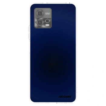 Picasee silikónový prehľadný obal pre Motorola Moto G72 - Deep Ocean
