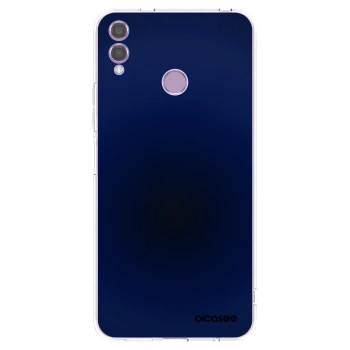 Picasee silikónový prehľadný obal pre Honor 8X - Deep Ocean