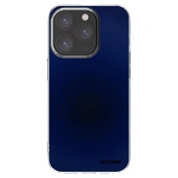 Picasee silikónový prehľadný obal pre Apple iPhone 15 Pro - Deep Ocean
