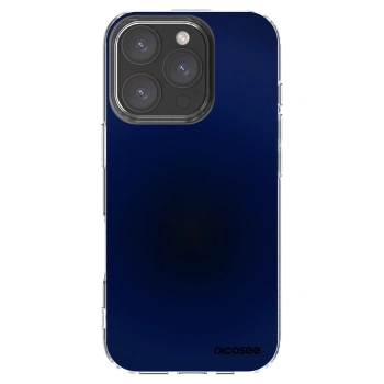 Picasee silikónový prehľadný obal pre Apple iPhone 16 Pro - Deep Ocean