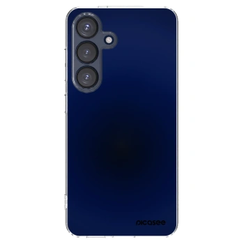 Picasee silikónový prehľadný obal pre Samsung Galaxy S25 5G - Deep Ocean
