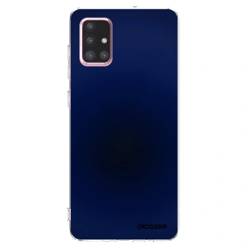 Picasee silikónový prehľadný obal pre Samsung Galaxy A71 A715F - Deep Ocean