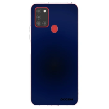 Picasee silikónový prehľadný obal pre Samsung Galaxy A21s - Deep Ocean