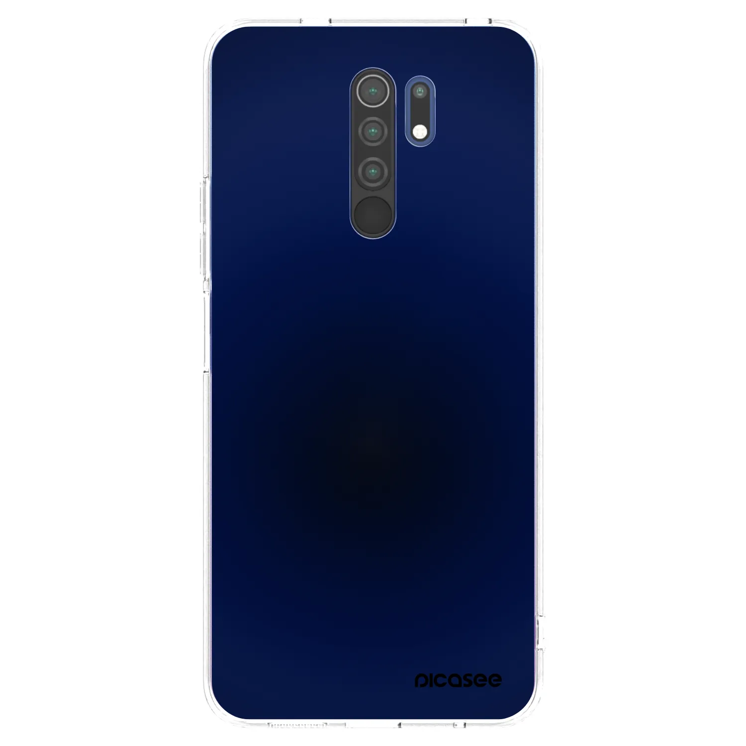 Picasee silikónový prehľadný obal pre Xiaomi Redmi 9 - Deep Ocean