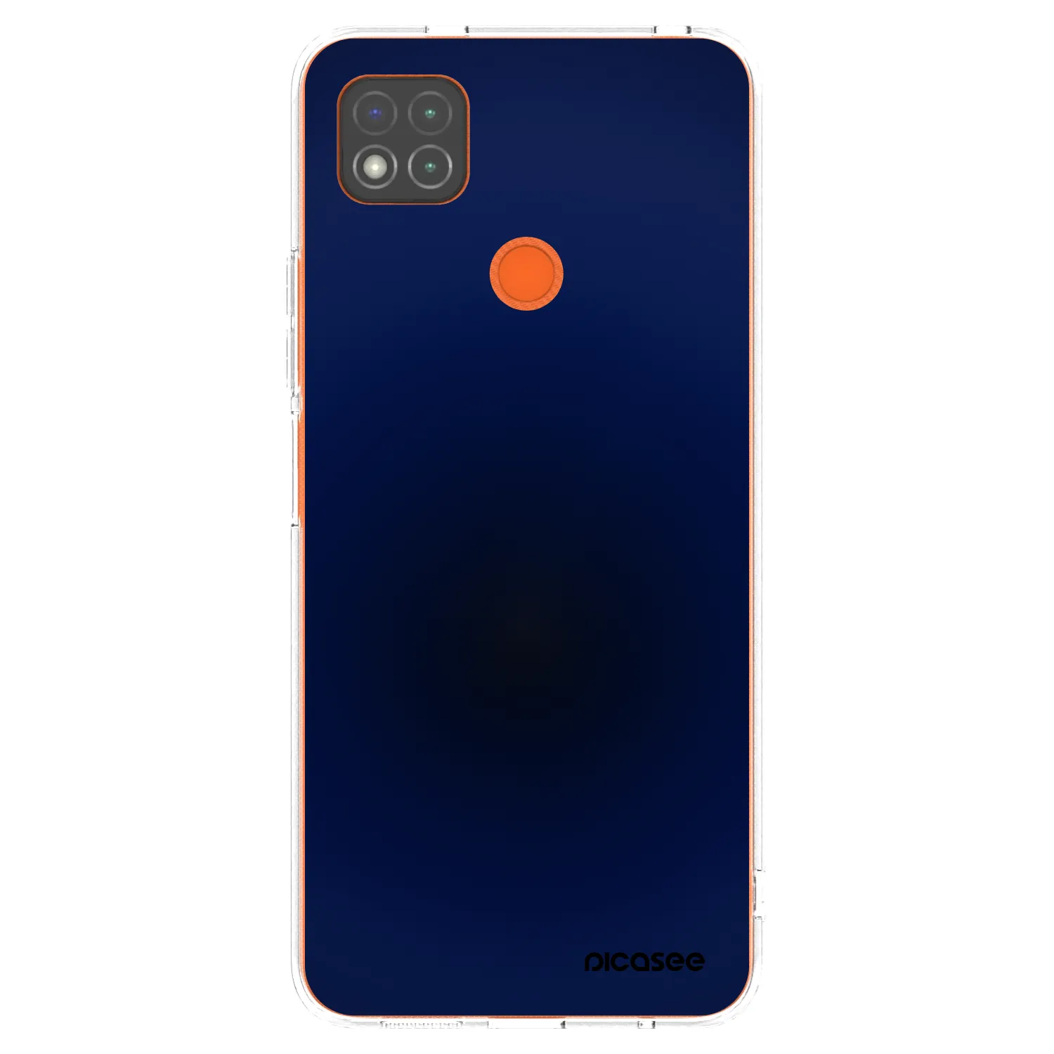 Picasee silikónový prehľadný obal pre Xiaomi Redmi 9C - Deep Ocean