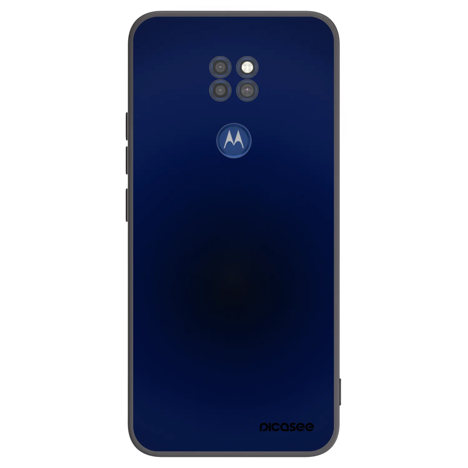 Picasee silikónový čierny obal pre Motorola Moto G9 Play - Deep Ocean