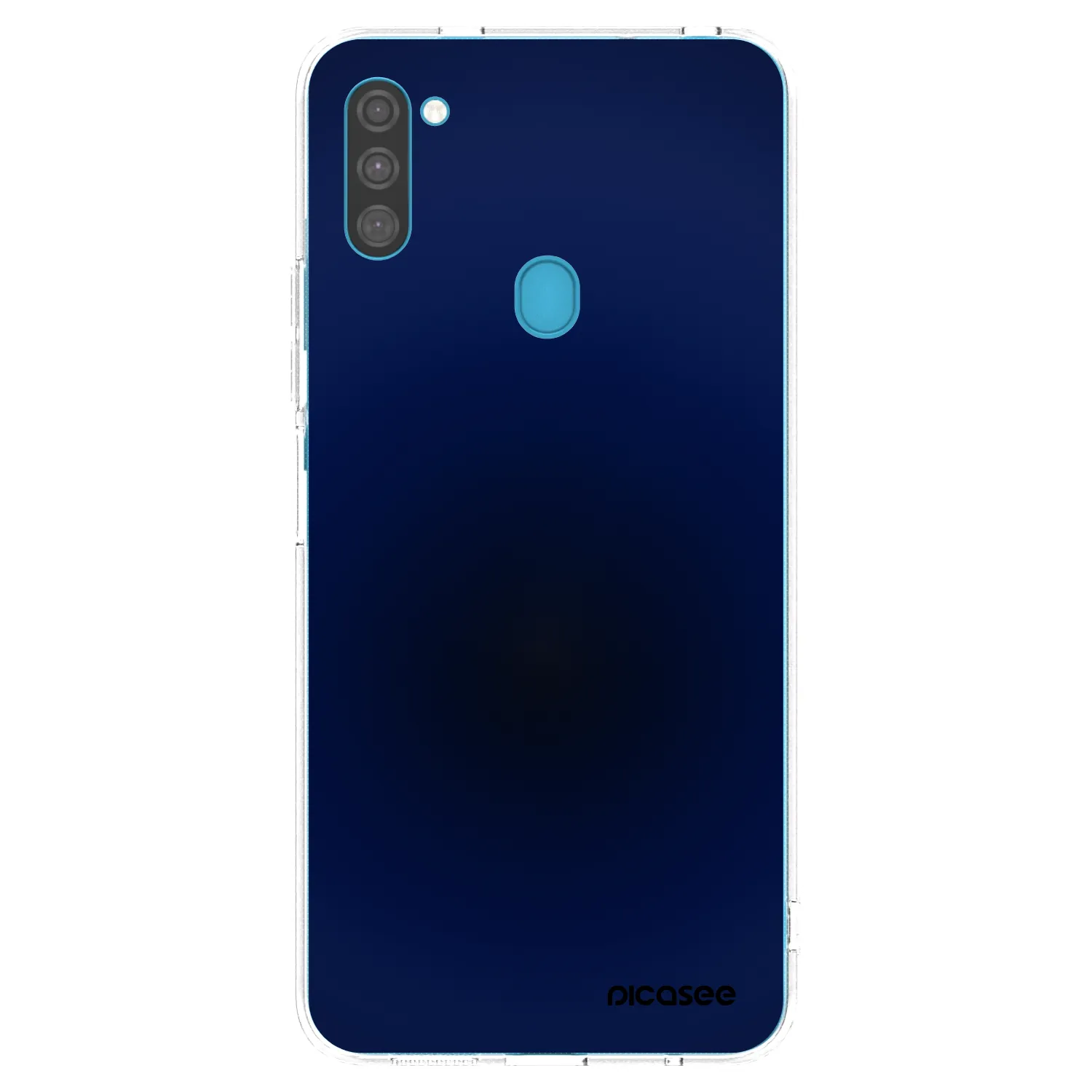 Picasee silikónový prehľadný obal pre Samsung Galaxy M11 - Deep Ocean