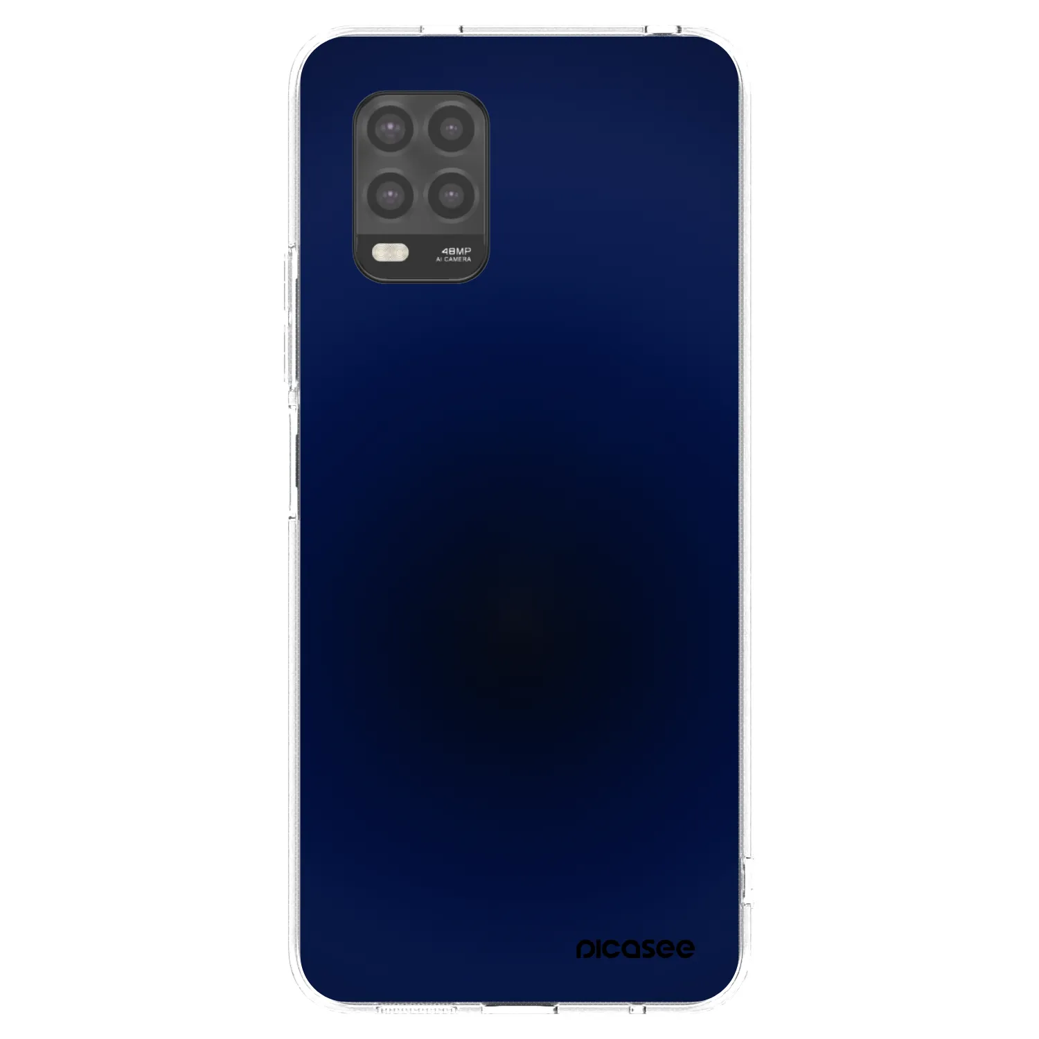 Silikónový prehľadný obal pre Xiaomi Mi 10 Lite - Deep Ocean