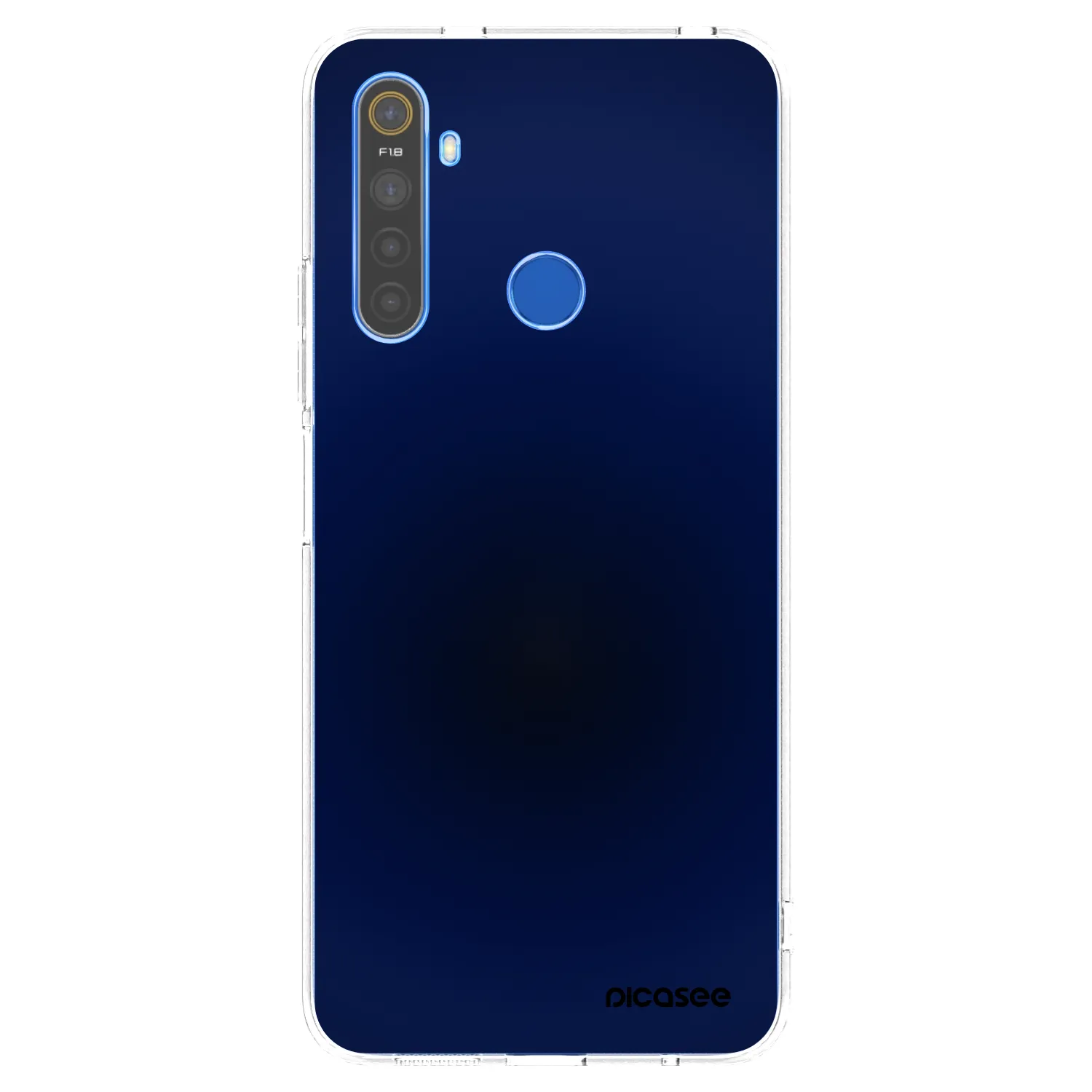 Picasee silikónový prehľadný obal pre Realme 5 - Deep Ocean