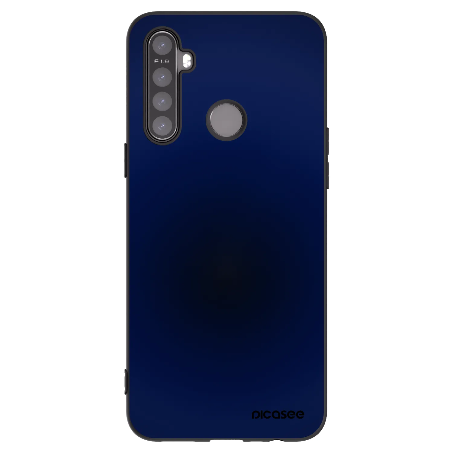 Picasee silikónový čierny obal pre Realme 5 - Deep Ocean