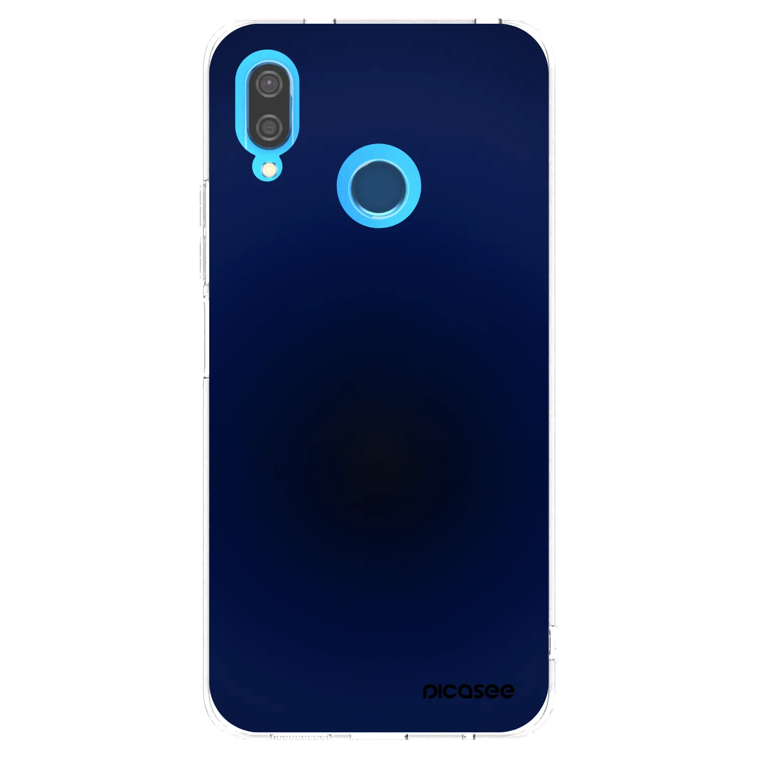 Picasee silikónový prehľadný obal pre Huawei P20 Lite - Deep Ocean