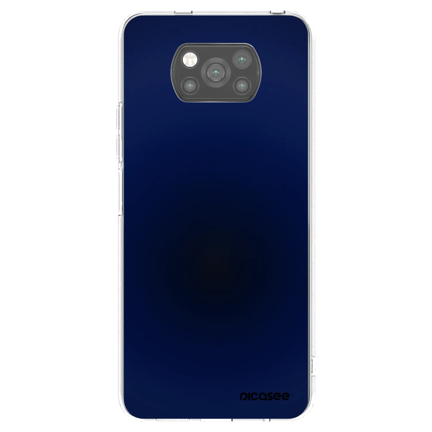 Picasee silikónový čierny obal pre Xiaomi Poco X3 Pro - Deep Ocean