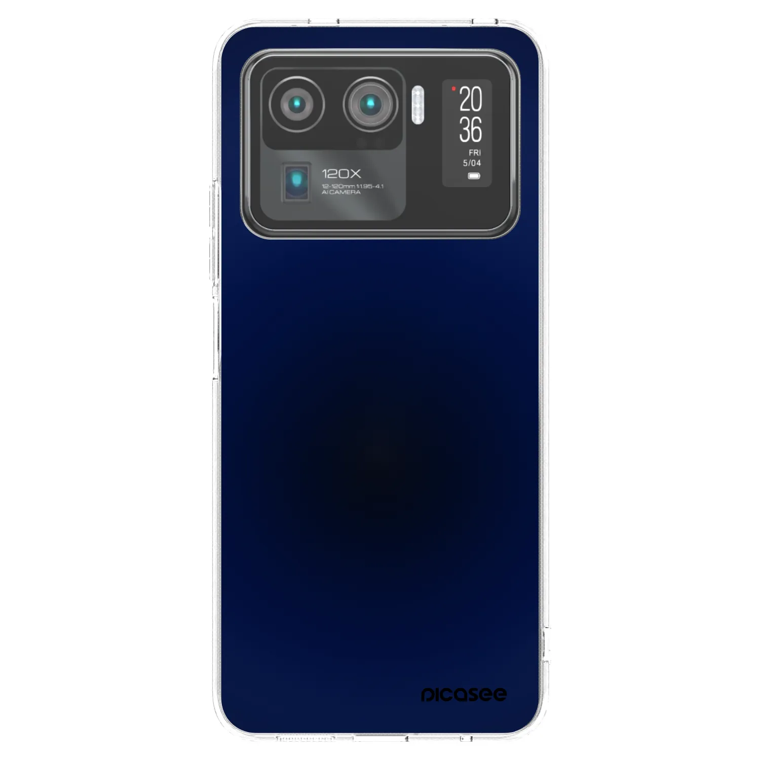 Picasee silikónový prehľadný obal pre Xiaomi Mi 11 Ultra - Deep Ocean
