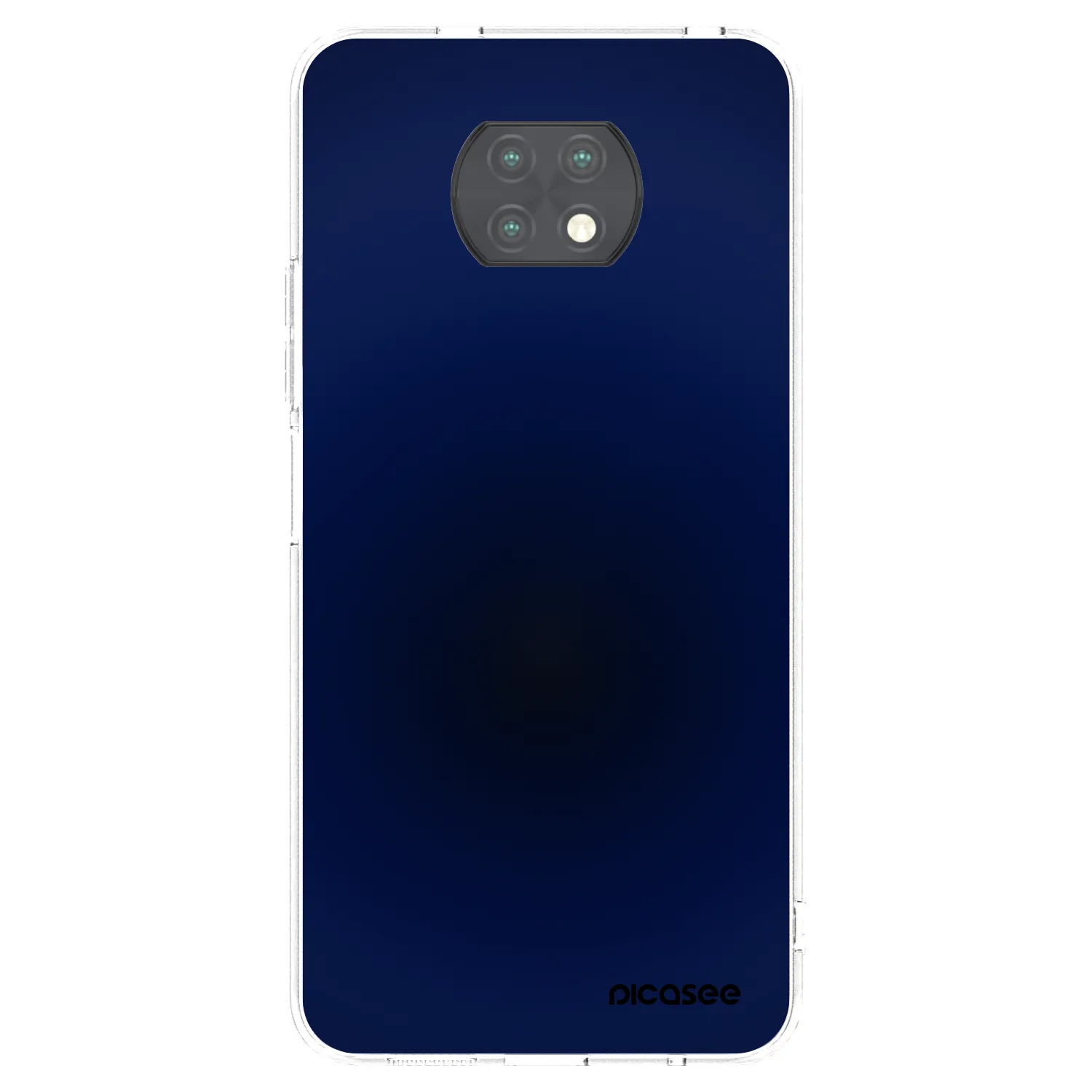 Picasee silikónový prehľadný obal pre Xiaomi Redmi Note 9T - Deep Ocean