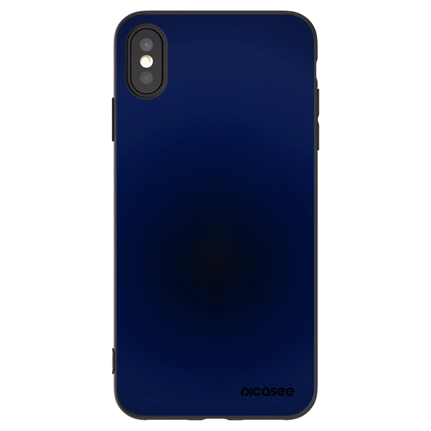 Picasee silikónový čierny obal pre Apple iPhone XS Max - Deep Ocean