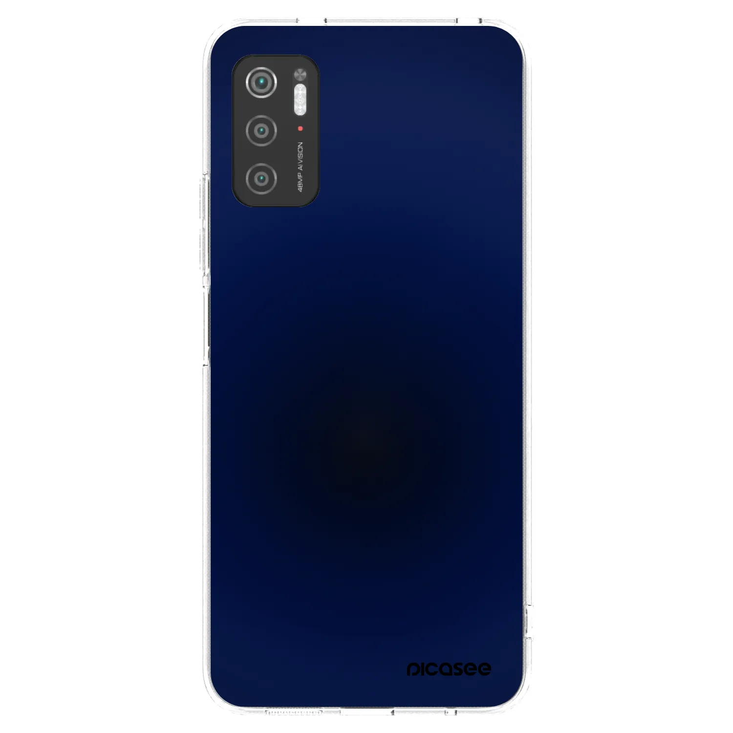 Picasee silikónový prehľadný obal pre Xiaomi Poco M3 Pro 5G - Deep Ocean