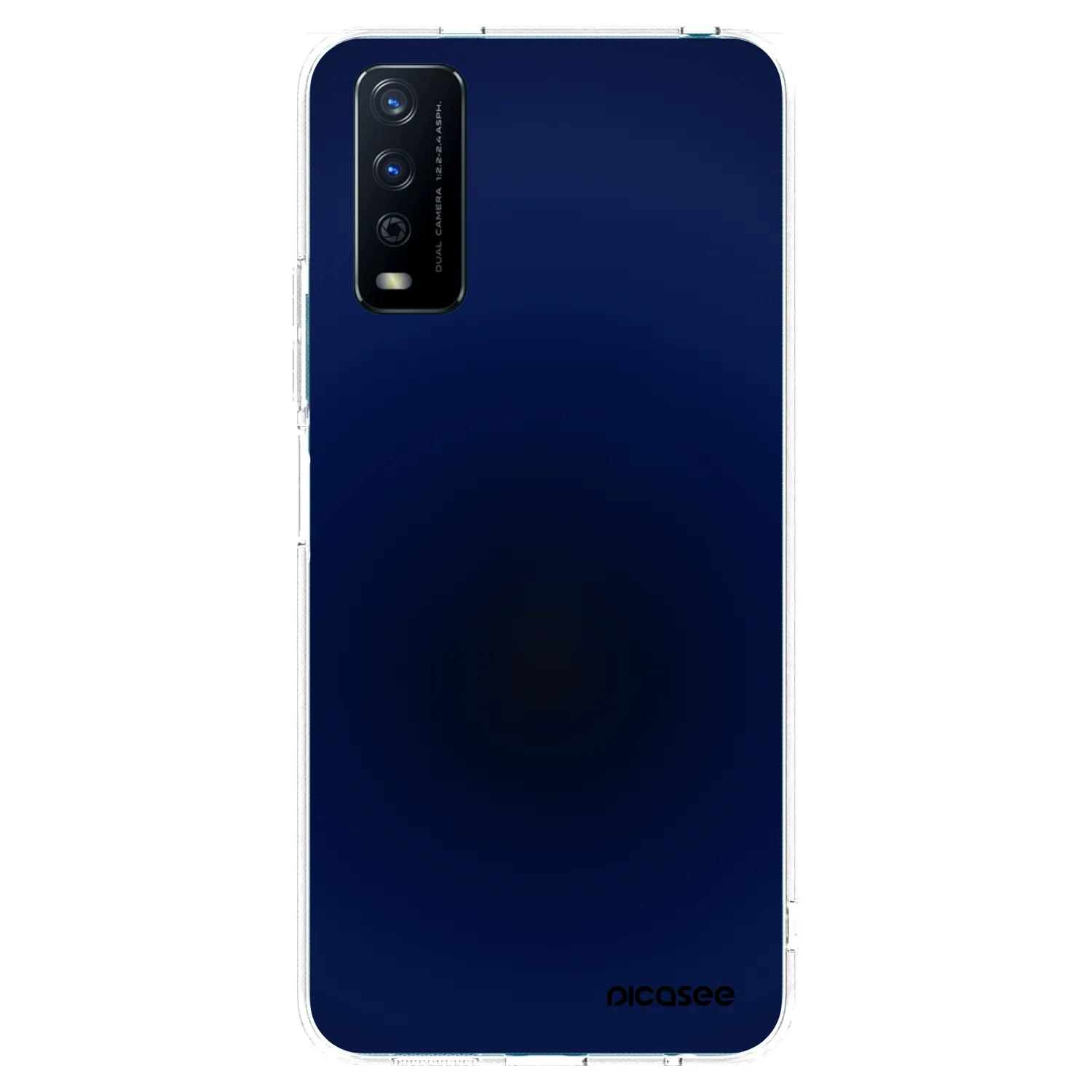 Picasee silikónový prehľadný obal pre Vivo Y11s - Deep Ocean