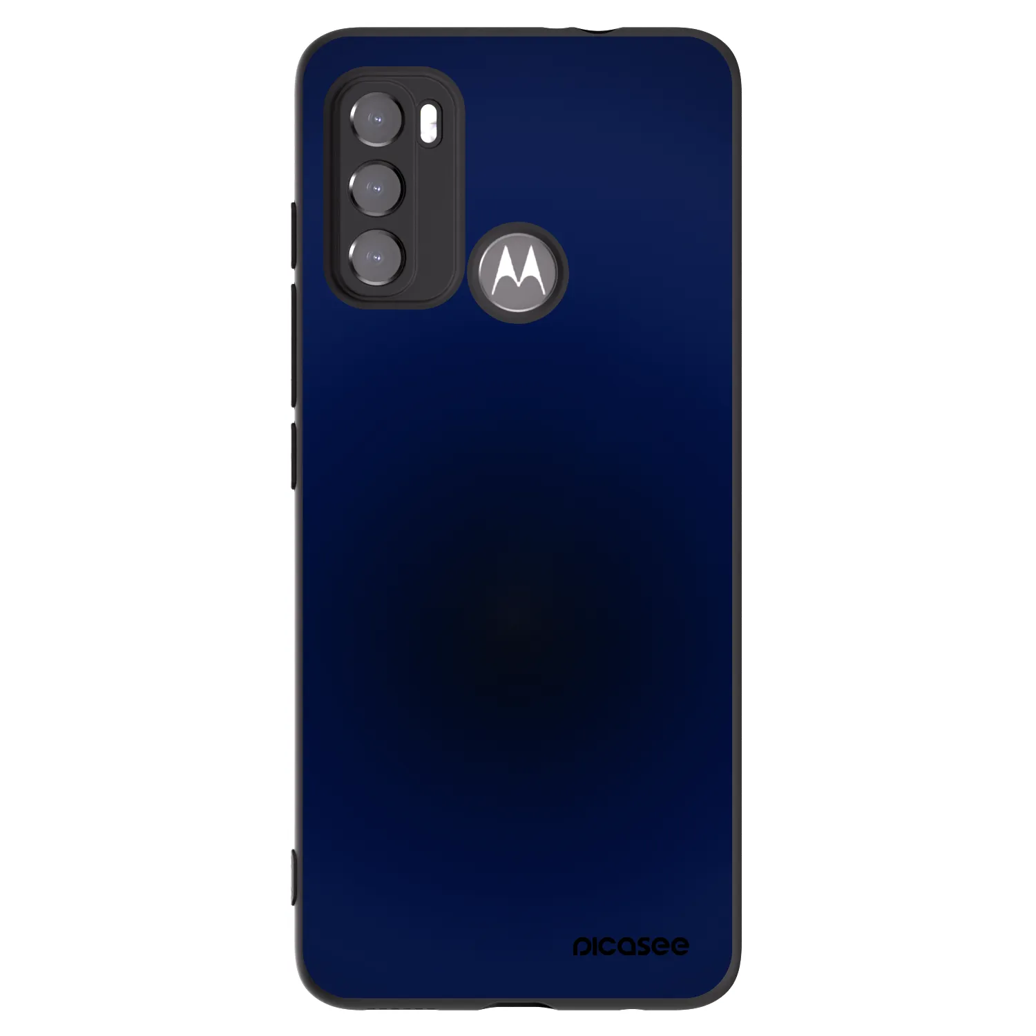 Picasee silikónový čierny obal pre Motorola Moto G60 - Deep Ocean