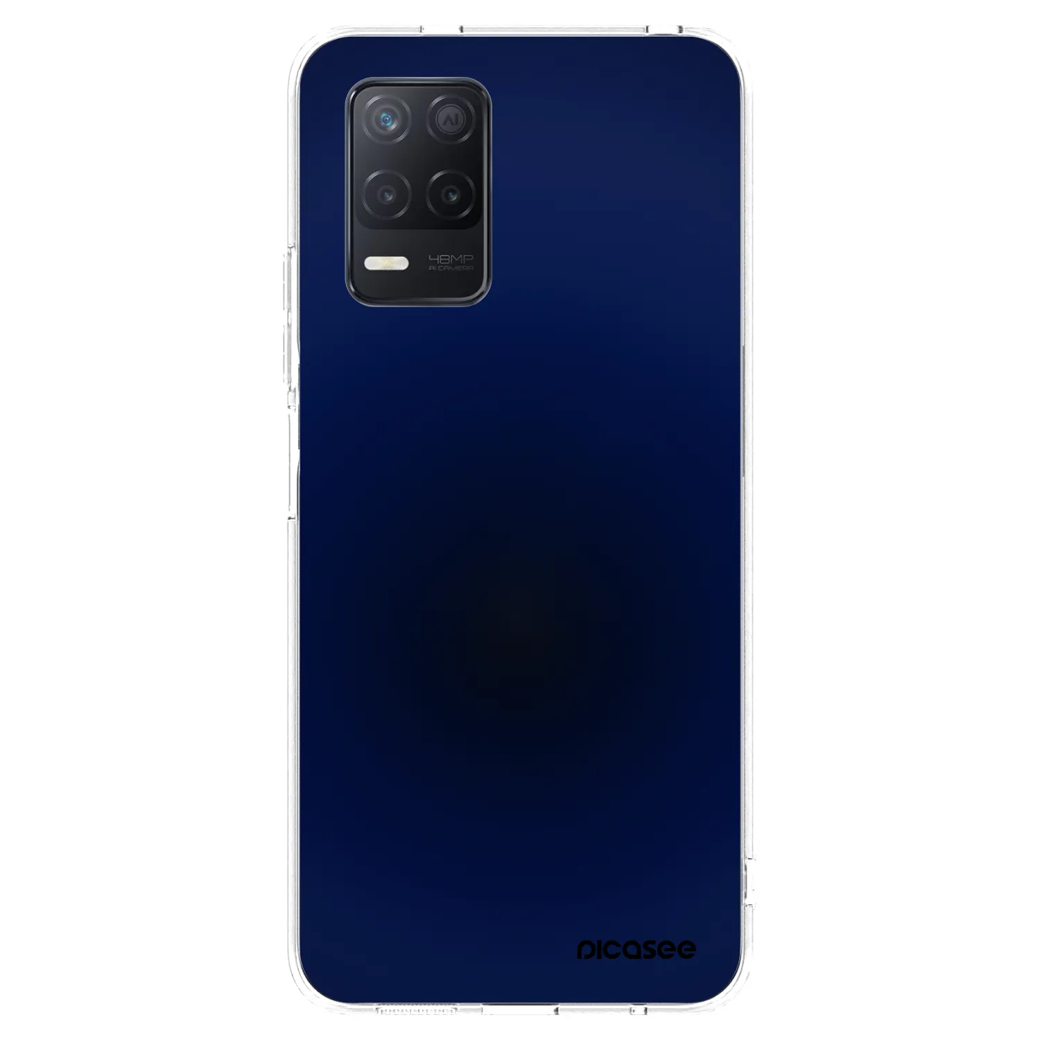 Picasee silikónový prehľadný obal pre Realme 8 5G - Deep Ocean