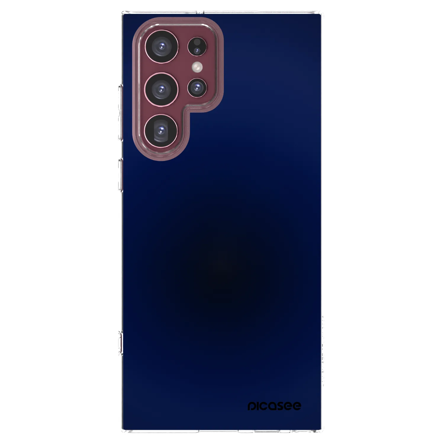 Picasee silikónový prehľadný obal pre Samsung Galaxy S22 Ultra 5G - Deep Ocean