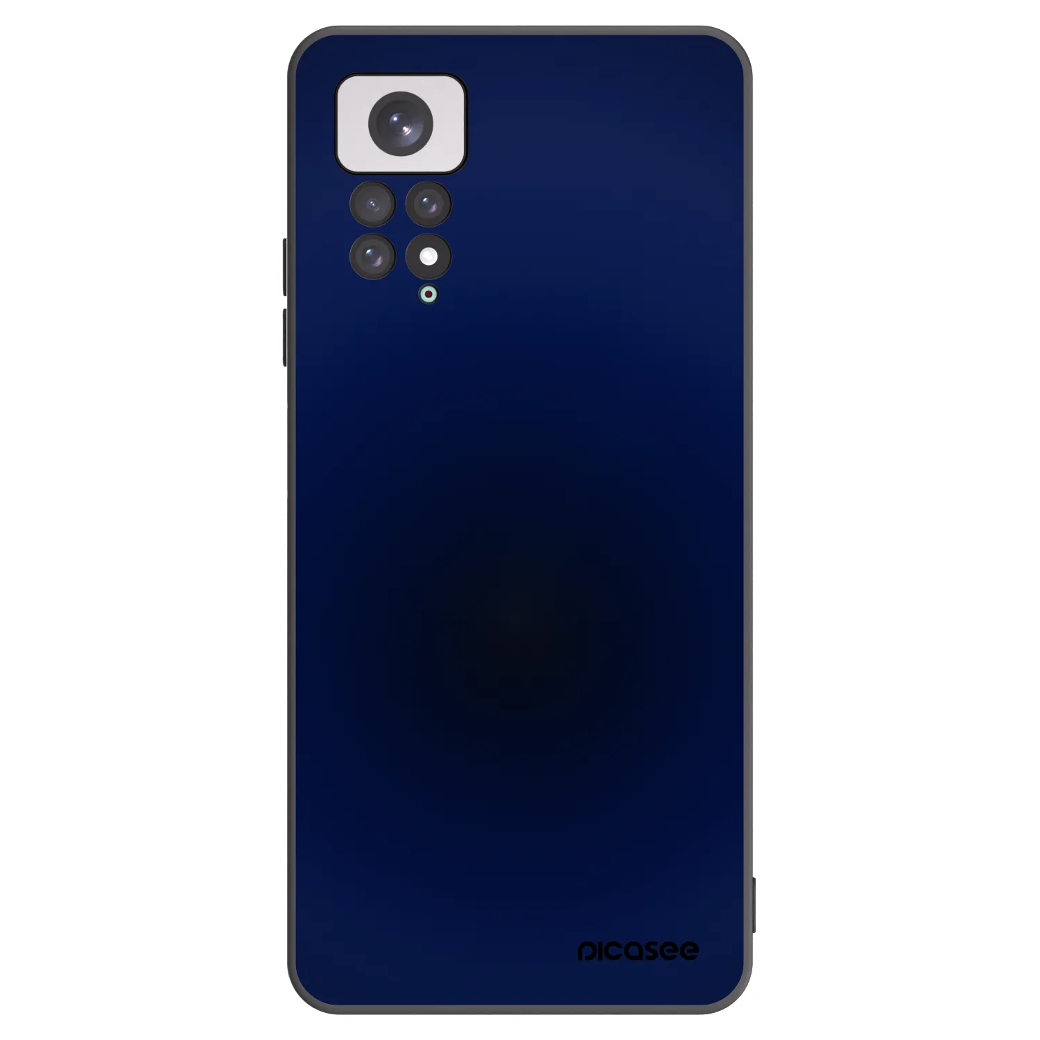 Picasee silikónový čierny obal pre Xiaomi Redmi Note 11 - Deep Ocean