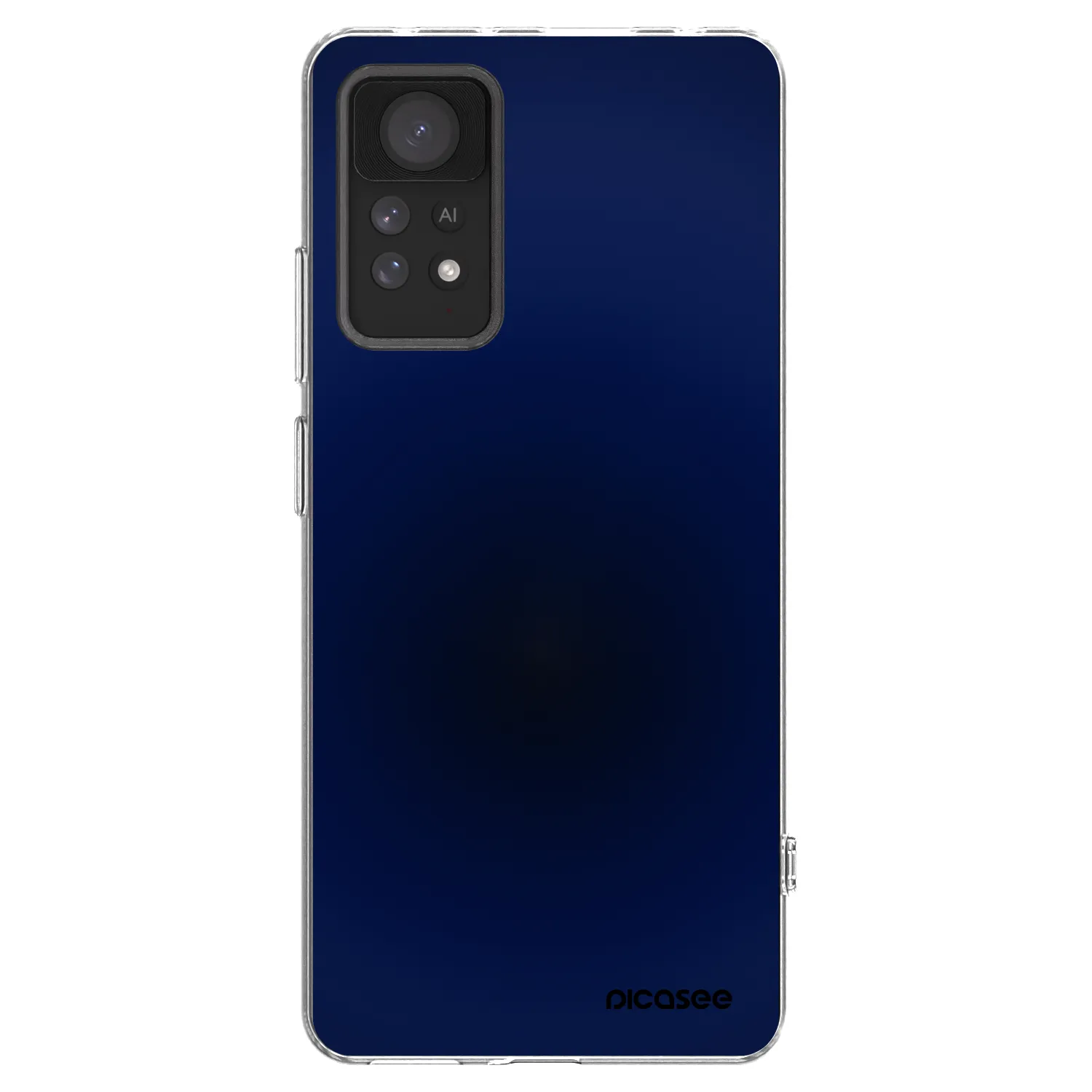 Picasee silikónový prehľadný obal pre Xiaomi Redmi Note 11 Pro 5G - Deep Ocean