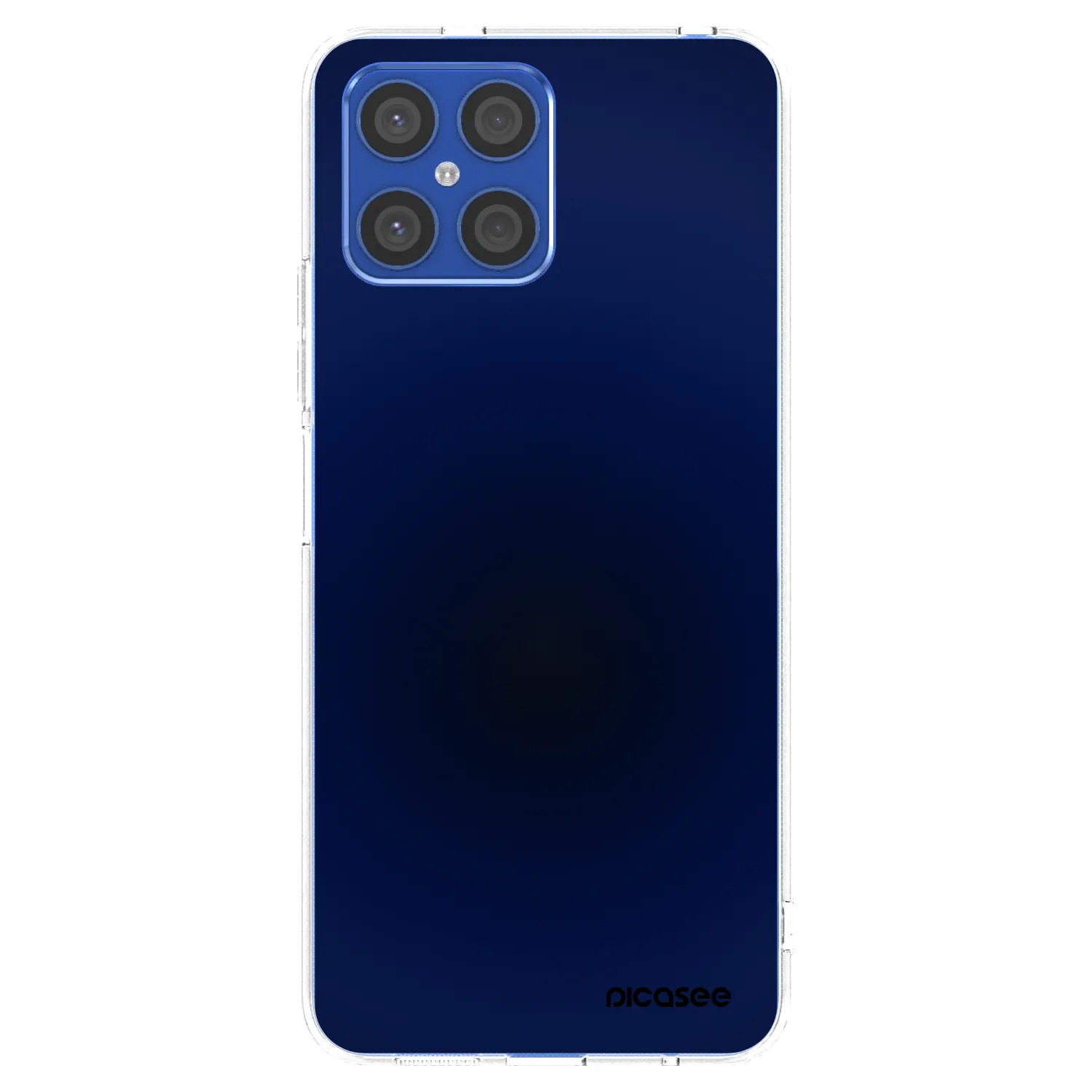 Picasee silikónový prehľadný obal pre Honor X8 4G - Deep Ocean