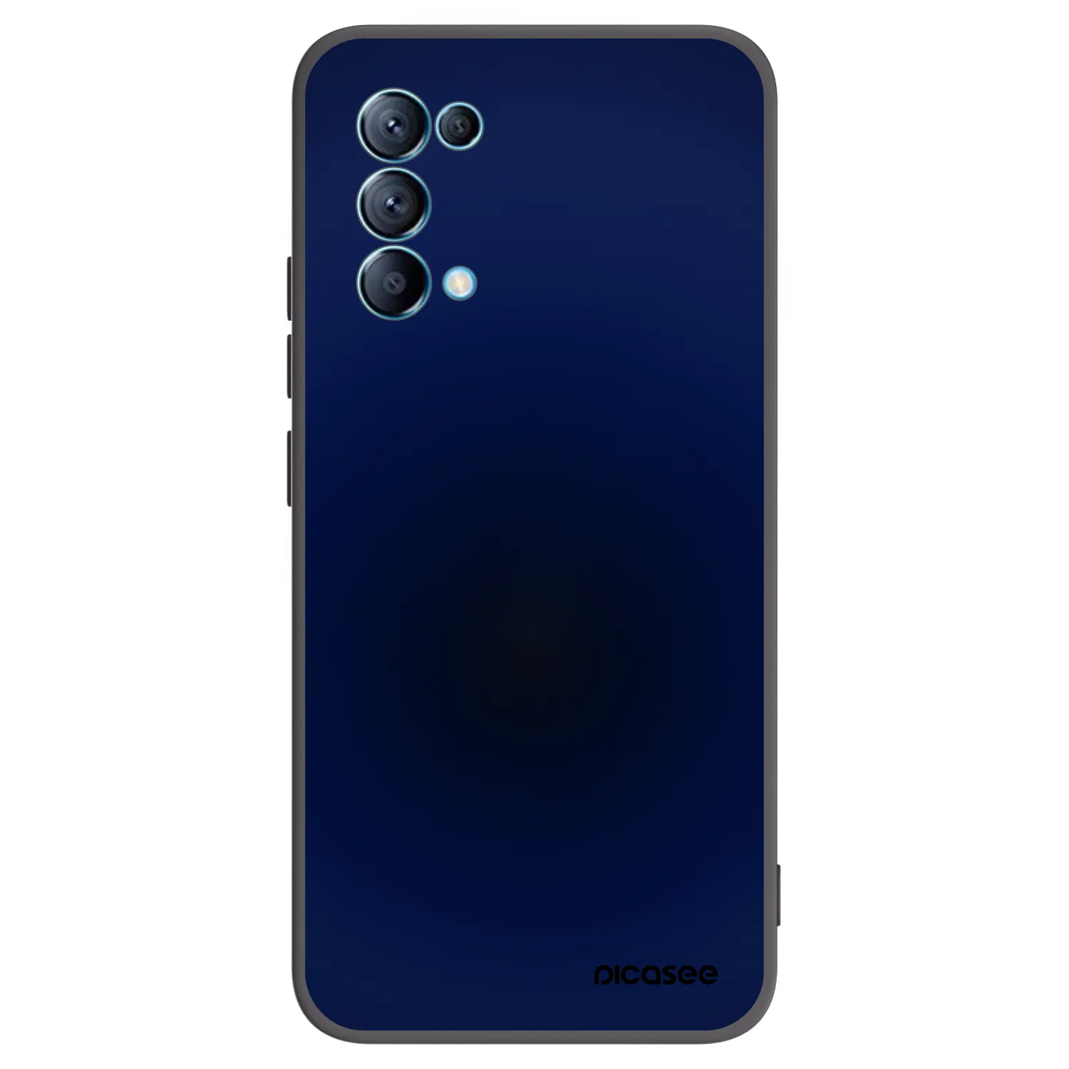 Picasee silikónový čierny obal pre OPPO A16s - Deep Ocean